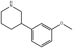 3-(3-METHOXYPHENYL)-PIPERIDINE Struktur
