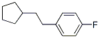 Benzene, 1-(2-cyclopentylethyl)-4-fluoro- (9CI) Struktur