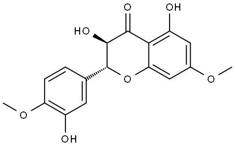 4H-1-Benzopyran-4-one, 2,3-dihydro-3,5-dihydroxy-2-(3-hydroxy-4-methox yphenyl)-7-methoxy-, (2R,3R)-