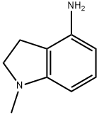 2,3-dihydro-1-Methyl-1H-Indol-4-aMine, 801316-05-2, 結(jié)構(gòu)式