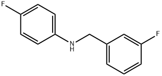 4-Fluoro-N-(3-fluorobenzyl)aniline, 97% Struktur
