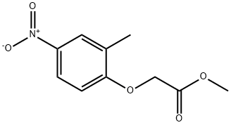 Acetic acid, (2-methyl-4-nitrophenoxy)-, methyl ester (9CI) Struktur