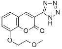 2H-1-Benzopyran-2-one, 8-(2-methoxyethoxy)-3-(1H-tetrazol-5-yl)- Struktur