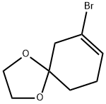 3-溴-3-環(huán)己烯酮縮乙二醇 結構式