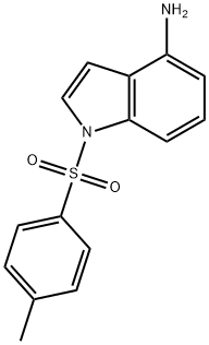 Tosyl-1H-indol-4-amine Struktur