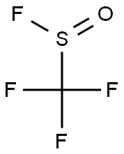 Trifluoromethanesulfinyl fluoride Struktur