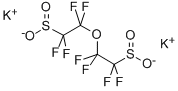 2,2'-OXYBIS(1,1,2,2-TETRAFLUORO)-ETHANESULFINIC ACID DIPOTASSIUM SALT Structure