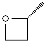 (R)-2-methyloxetane Struktur