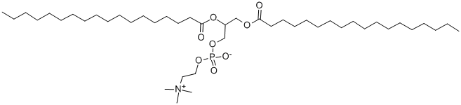 1,2-DISTEAROYL-RAC-GLYCERO-3-PHOSPHOCHOLINE Struktur