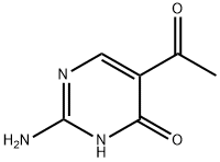 4(1H)-Pyrimidinone, 5-acetyl-2-amino- (9CI) Struktur