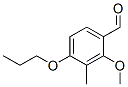 Benzaldehyde, 2-methoxy-3-methyl-4-propoxy- (9CI) Struktur