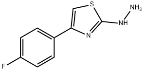 4-(4-FLUOROPHENYL)-2(3H)-THIAZOLONE HYDRAZONE Struktur