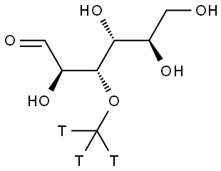 3-O-(3H-METHYL)-D-GLUCOSE Struktur