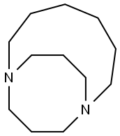 1,8-diazabicyclo[6.3.3]tetradecane Struktur