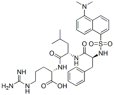 dansyl-phenylalanyl-leucyl-arginine Struktur