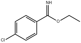 4-chloro-benzimidic acid ethyl ester Struktur