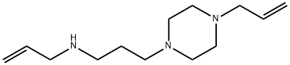 1-(3-Diallylaminopropyl)piperazine Struktur