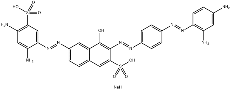 3-[[4-[(2,4-Diaminophenyl)azo]phenyl]azo]-6-[(2,4-diamino-5-sulfophenyl)azo]-4-hydroxy-2-naphthalenesulfonic acid disodium salt|