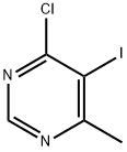 4-CHLORO-5-IODO-6-METHYLPYRIMIDINE Struktur