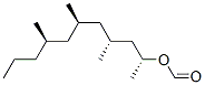 ぎ酸(1R,3R,5R,7R)-1,3,5,7-テトラメチルデシル 化學構造式