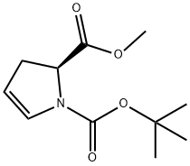 METHYL N-BOC-L-PROLINE-4-ENE Struktur