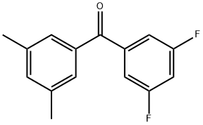 3,5-DIFLUORO-3',5'-DIMETHYLBENZOPHENONE|3,5-二氟-3,5-二甲基苯甲酮