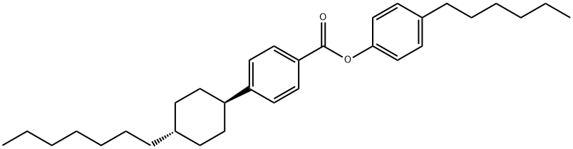 庚基環(huán)己基苯甲酸對庚基苯酚酯 結(jié)構(gòu)式