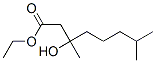 ethyl 3-hydroxy-3,7-dimethyloctanoate Struktur