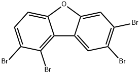 1,2,7,8-tetrabromodibenzofuran Struktur