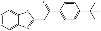 2-(1,3-BENZOXAZOL-2-YL)-1-(4-TERT-BUTYLPHENYL)ETHANONE Struktur