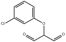2-(3-CHLOROPHENOXY)MALONDIALDEHYDE Struktur