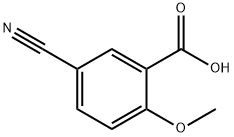 5-cyano-2-methoxybenzoic acid 結(jié)構(gòu)式