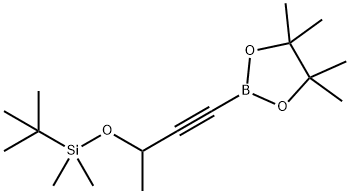 2-((3-TERT-BUTYLDIMETHYLSILYLOXY)-1-BUTYN-1-YL)-4,4,5,5-TETRAMETHYL-(1,3,2)DIOXABOROLANE price.