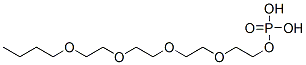 3,6,9,12-Tetraoxahexadecan-1-ol, phosphate Struktur