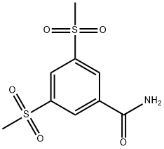 3,5-BIS(METHYLSULFONYL)BENZAMIDE Struktur