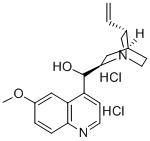 キニジン?2塩酸塩 化學(xué)構(gòu)造式