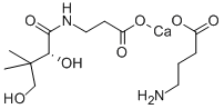 Calcium gamma-aminobutyratopantothenate Struktur