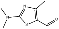 2-(DIMETHYLAMINO)-4-METHYLTHIAZOLE-5-CARBALDEHYDE Structure