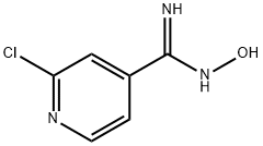 2-氯-N'-羥基吡啶-4-甲酰亞胺酰胺 結(jié)構(gòu)式