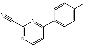 4-(4-Fluorophenyl)pyrimidine-2-carbonitrile|