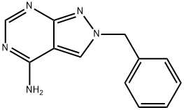 4-AMINO-2-BENZYL-2H-PYRAZOLO[3,4-D]PYRIMIDINE Structure