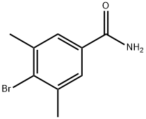 4-BROMO-3,5-DIMETHYL-BENZAMIDE Struktur