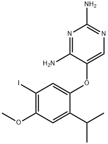 2,4-PyriMidinediaMine, 5-[5-iodo-4-Methoxy-2-(1-Methylethyl)phenoxy]-