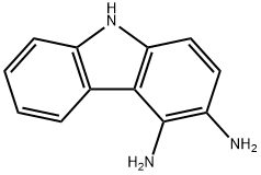 9H-Carbazole-3,4-diamine Struktur