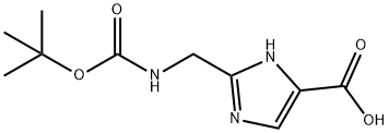 2-((TERT-BUTOXYCARBONYLAMINO)METHYL)-1H-IMIDAZOLE-5-CARBOXYLIC ACID price.
