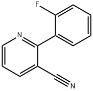 2-(2-FLUOROPHENYL)NICOTINONITRILE, 868944-69-8, 結(jié)構(gòu)式