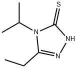 5-ETHYL-4-ISOPROPYL-4H-1,2,4-TRIAZOLE-3-THIOL Struktur