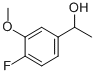 1-(4-氟-3-甲氧基苯基)乙醇 結(jié)構(gòu)式
