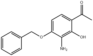 1-(3-氨基-4-(芐氧基)-2-羥苯基)乙酮 結構式