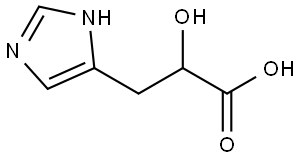 2-hydroxy-3-imidazol-1-yl-propanoic acid Struktur